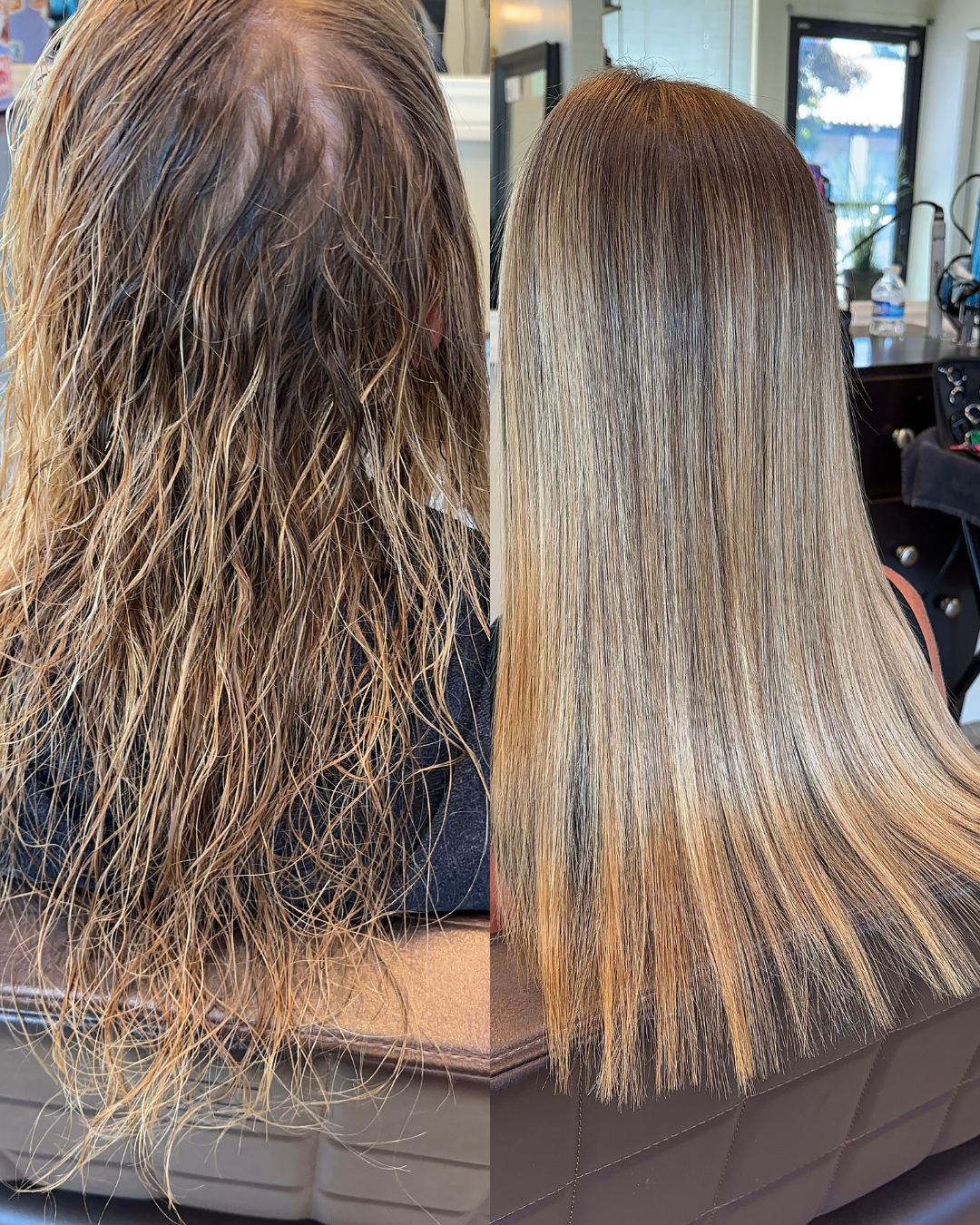 Hair transformation Keratin treatment